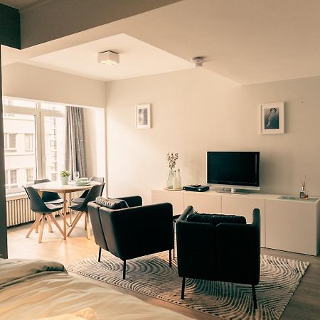 Ruime 2 Pers Studio Bij Casino Oostende: Geniet Van Zee, Kunst, En Relax Apartment Bagian luar foto