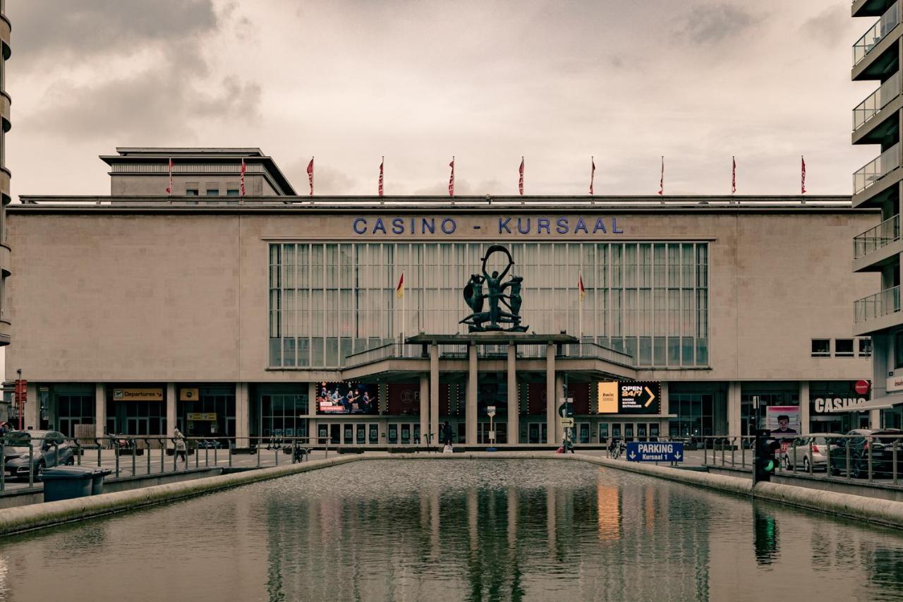 Ruime 2 Pers Studio Bij Casino Oostende: Geniet Van Zee, Kunst, En Relax Apartment Bagian luar foto